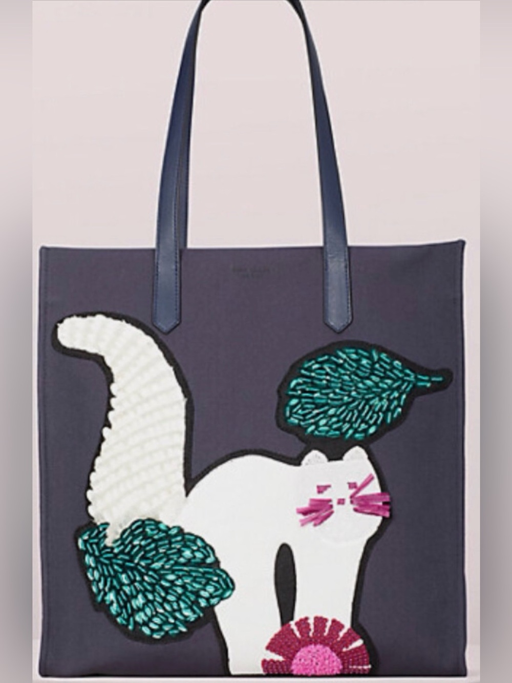 Kate Spade New York NWOT Kitt Embellished Extra Large North South Tote - Picture 3 of 9